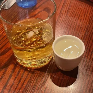 oysters and mussels, drink