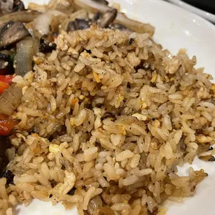 Burnt fried rice