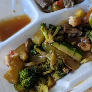 This spilled everywhere and was watery with oil collecting at the top