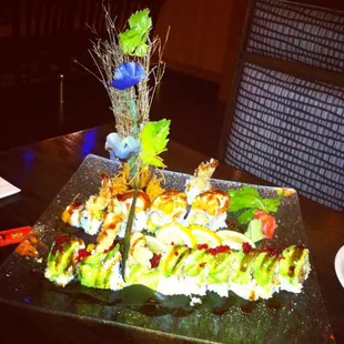 sushi and sashimi, interior