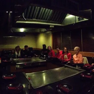 sushi and sashimi, interior