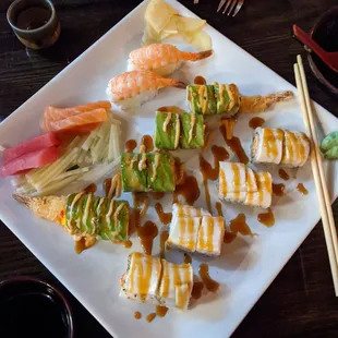 Special rolls: HAWAIIAN ALOHA &amp; OCEAN ELEVEN