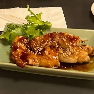 Chicken yakitori (with teriayki)