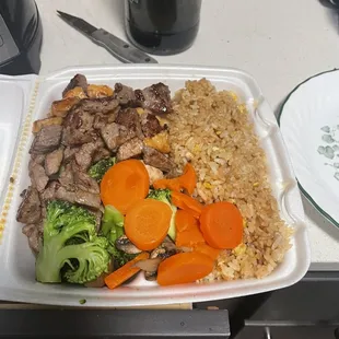 Hibachi Chicken &amp; Steak