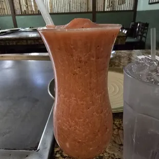 Virgin strawberry daiquiri