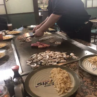 Hibachi dinner