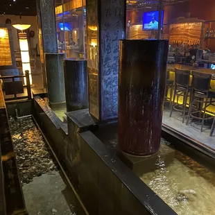 the interior of a restaurant