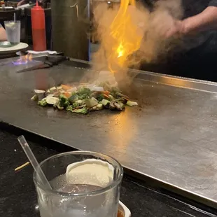 a man in a restaurant