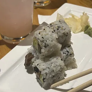 Mushroom and Avocado Roll
