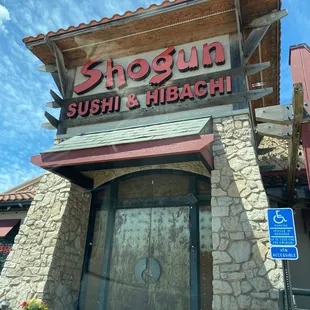 Front of restaurant