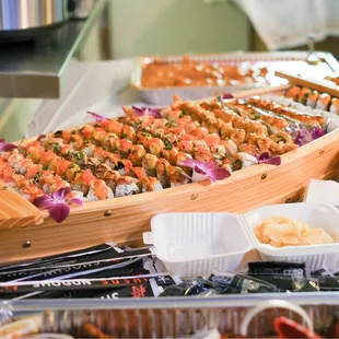 sushi and sashimi, interior