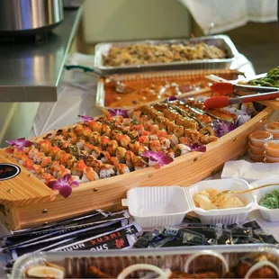 sushi and sashimi, interior