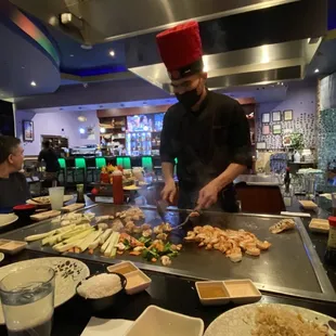 03.30.22 Chef putting on a show!!