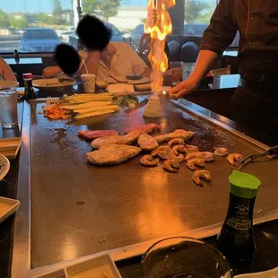 Chef doing his thing