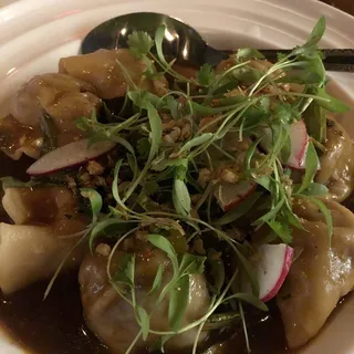 PORK BELLY DUMPLINGS