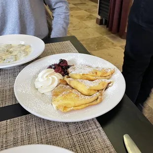 Ukrainian Sweet cheese crepe