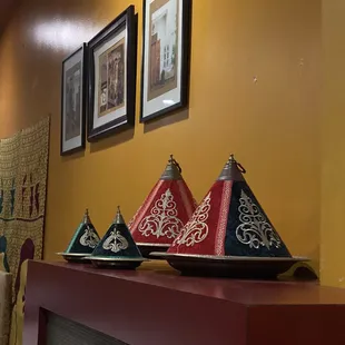 a variety of decorative items