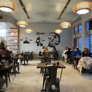 Restaurant on Saturday night 8pm