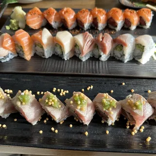 Kani rainbow roll