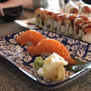 Fresh salmon, the flavor couldn't be beaten.