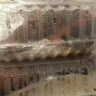 Untouched food and he refused to collect it!