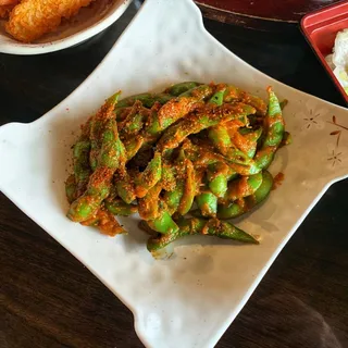 Spicy Miso Edamame