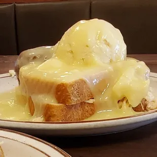 Huge open face turkey!