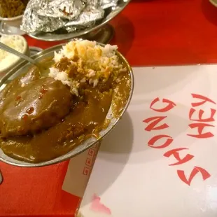 Double Patty Shrimps Egg Foo Young Delicious