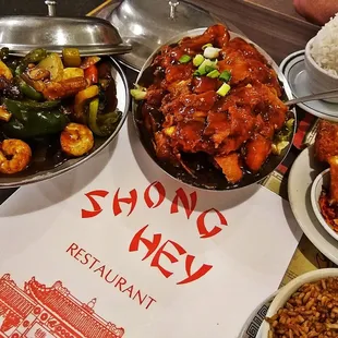 OMG fantastic Delicious lunch ABC and Kung Pao Shrimp we so Love this place, you gotta try