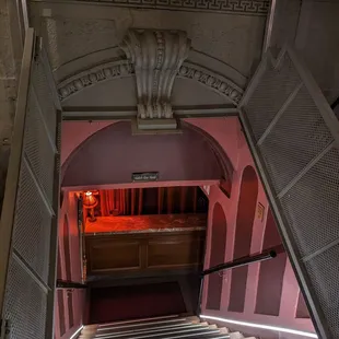 Entrance to the speakeasy bar