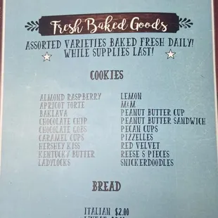 More menu options