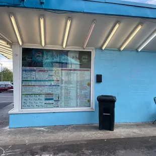 the outside of the building