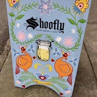 a sign for a restaurant