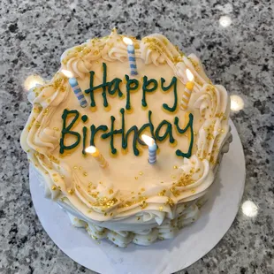 a birthday cake