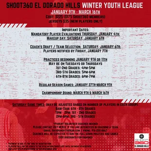 Winter Youth League