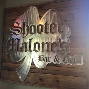 a close up of the sign