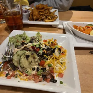 Fish &amp; chips, &amp; southwest bowl!