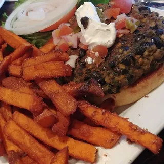 Southwest Black Bean Burger