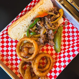 a plate of food
