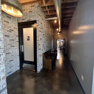 From entrance looking toward pool area
