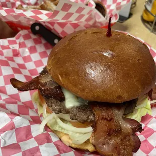 Bacon Avocado &amp; Swiss Burger