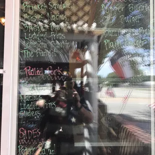 Menu is in the Wall