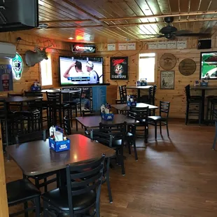 tables and televisions