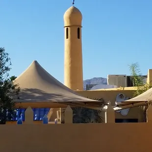 Part of the unique architecture