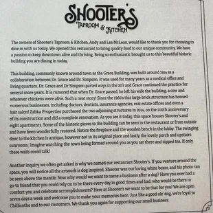 The story behind this cool building and local restaurant.