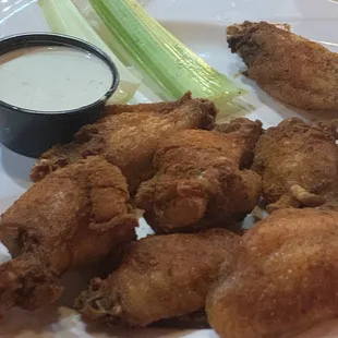 a plate of fried chicken