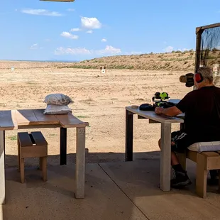 100 yards with a .22 pistol? This guy has the skill!