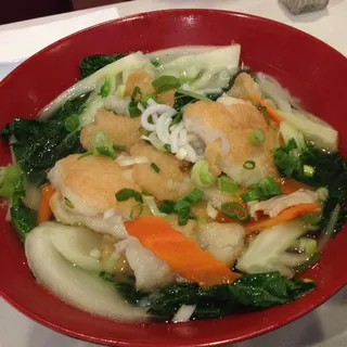 Satay Beef Rice Noodle Soup