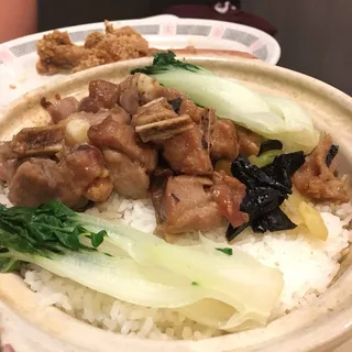 Pork Spareribs Clay Pot Rice