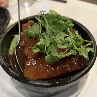 Pork Belly with Perserved Veggie Clay Pot